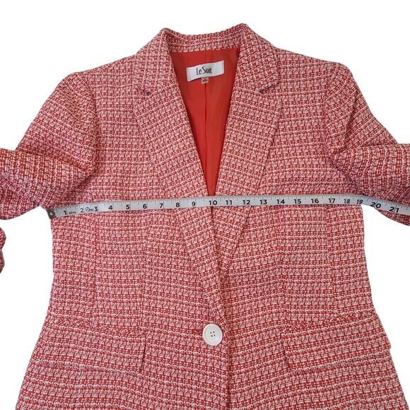 Le Suit Notch Collar Slim Pant Suit Blazer Women's Size 10 - Picture 4 of 13